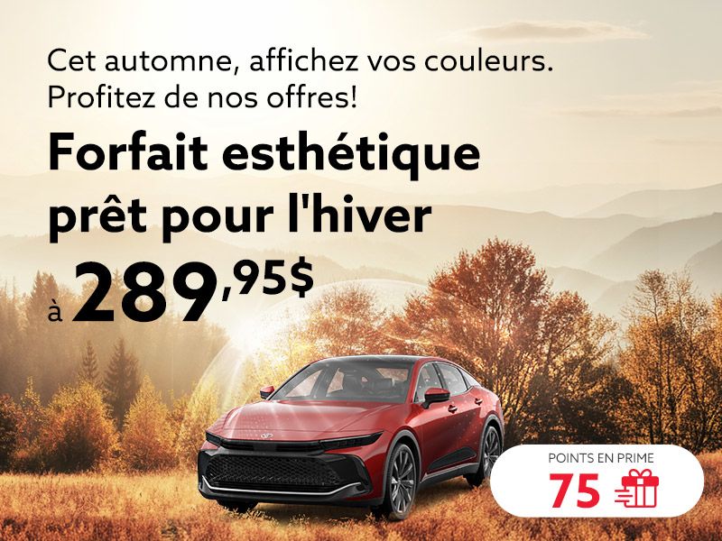 Cet automne, affichez vos couleurs. Profitez de nos offres!