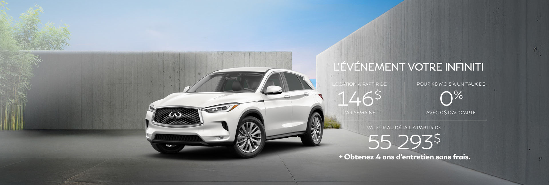 Infiniti QX50 Pure à TI 2025