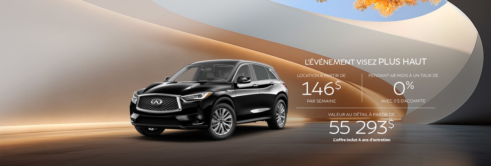 Infiniti QX50 Pure à TI 2025