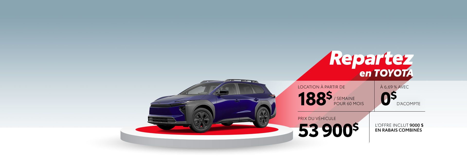 Toyota bZ Woodland neuf en promotion à Montréal
