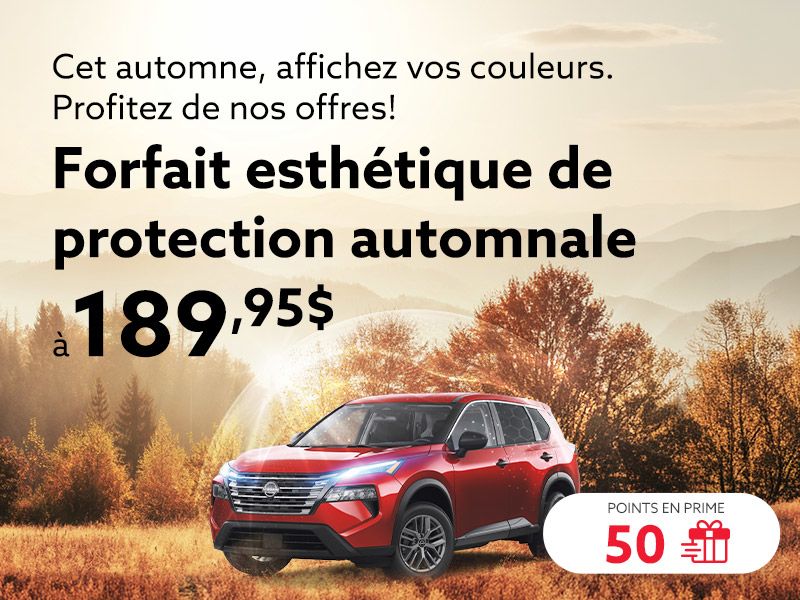 Cet automne, affichez vos couleurs. Profitez de nos offres!