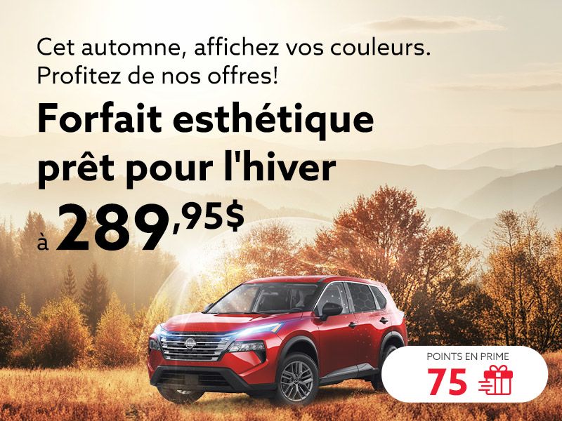 Cet automne, affichez vos couleurs. Profitez de nos offres!