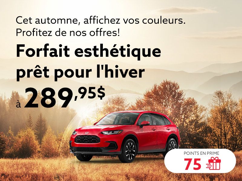 Cet automne, affichez vos couleurs. Profitez de nos offres!