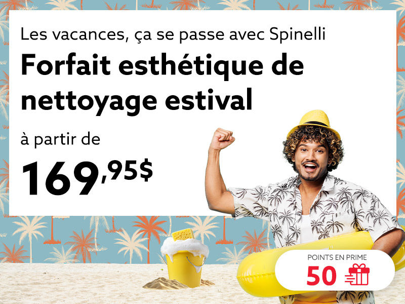 Profitez de notre forfait esthétique de nettoyage estival