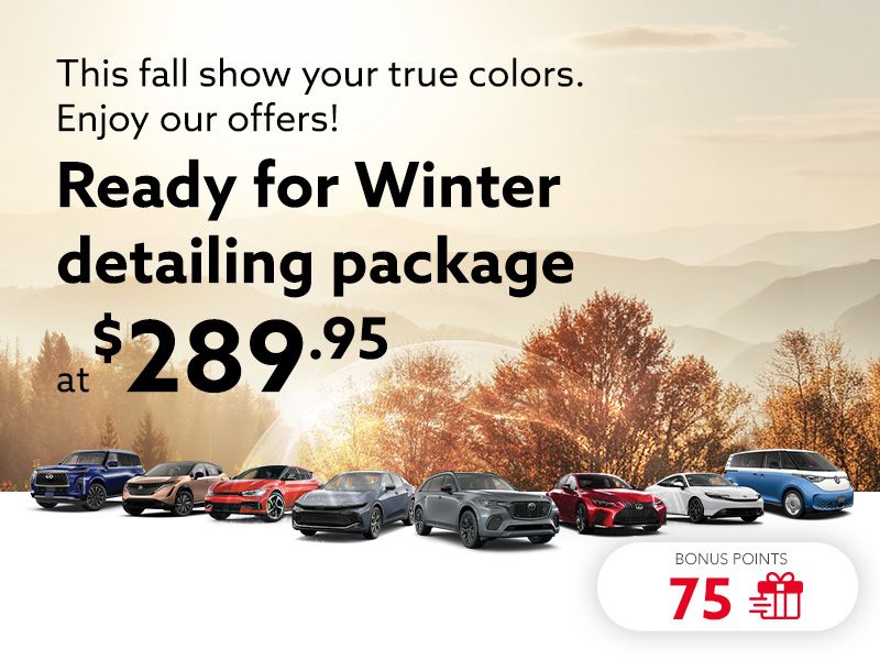 This fall show your true colors. Enjoy our offers!