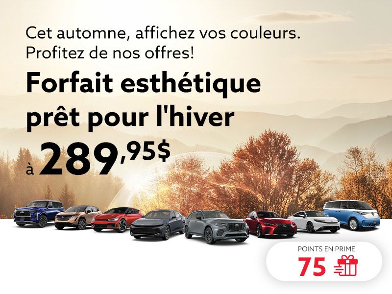 Cet automne, affichez vos couleurs. Profitez de nos offres!