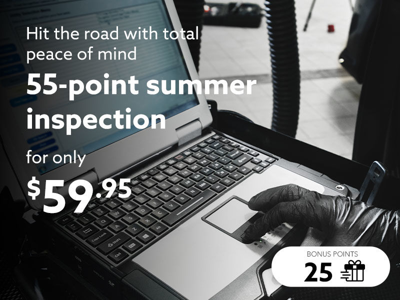 55-point summer inspection for only $59.95