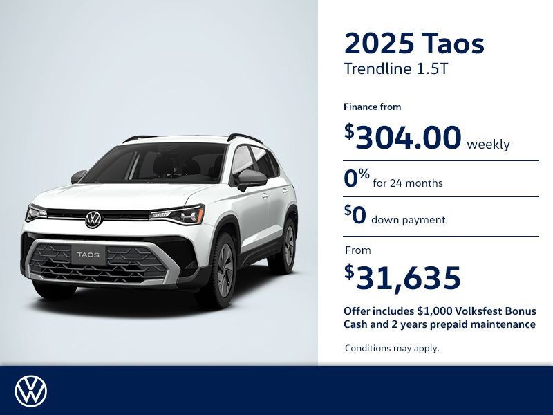 Get the 2025 Volkswagen Taos