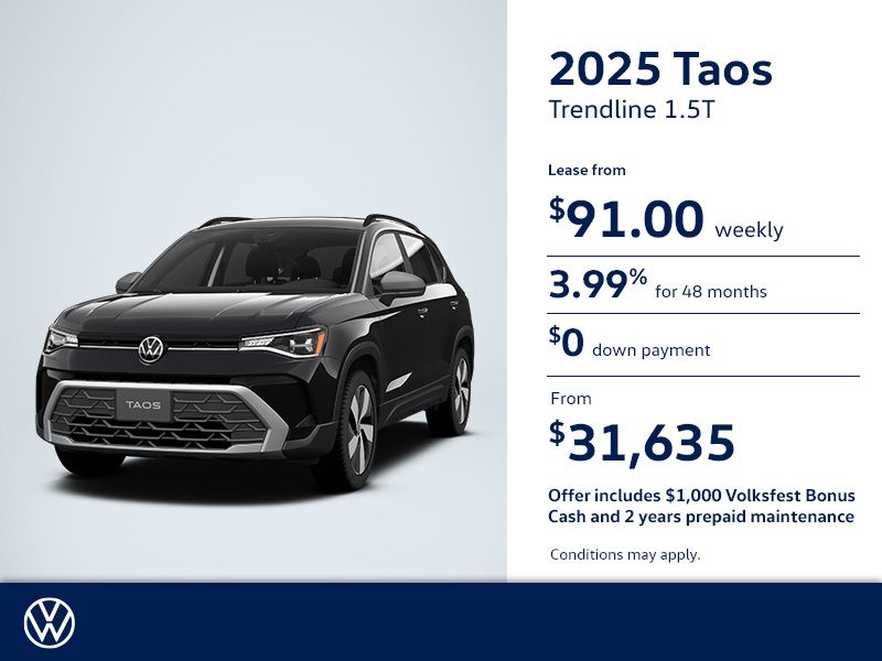 Lease the 2025 Volkswagen Taos