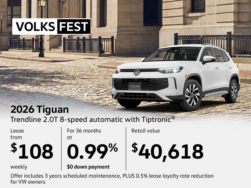 Get the All-New 2026 Volkswagen Tiguan