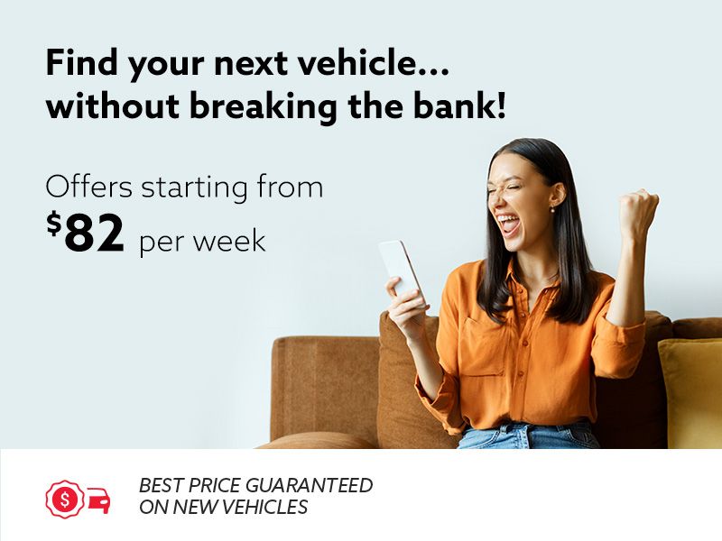 Explore our lineup of budget-friendly new vehicles