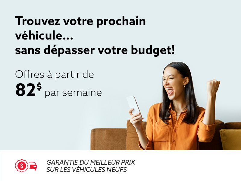 Découvrez notre sélection de véhicules neufs à prix abordables
