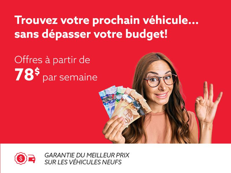 Découvrez notre sélection de véhicules neufs à prix abordables