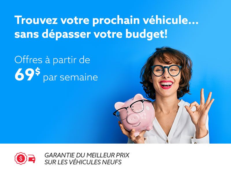 Découvrez notre sélection de véhicules neufs à prix abordables