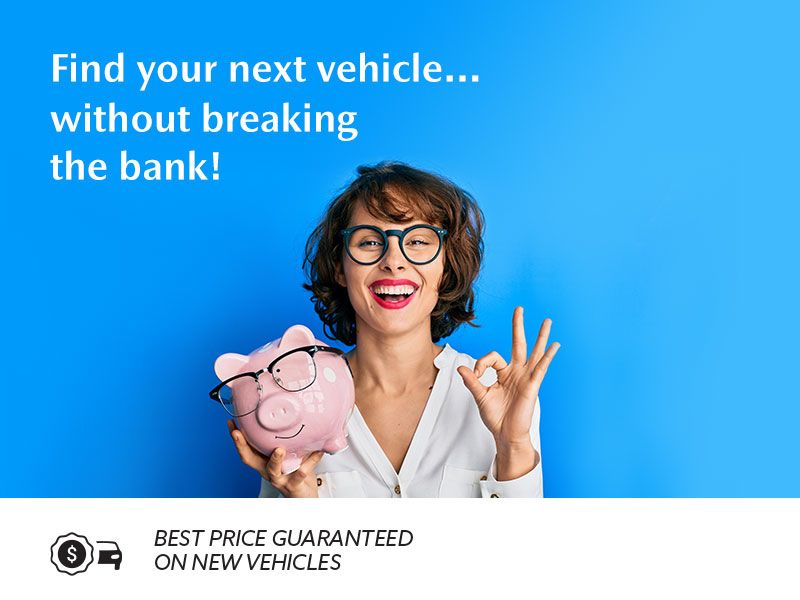 Explore our lineup of budget-friendly new vehicles