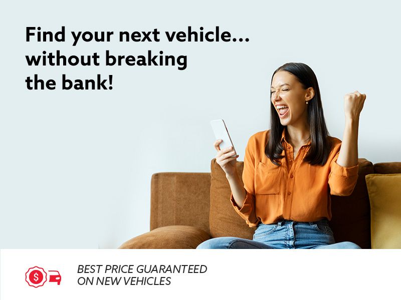 Explore our lineup of budget-friendly new vehicles