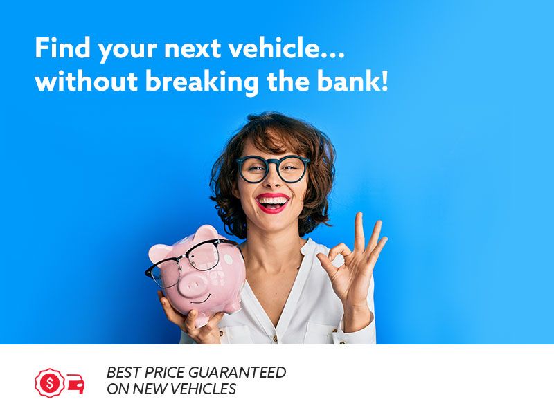 Explore our lineup of budget-friendly new vehicles