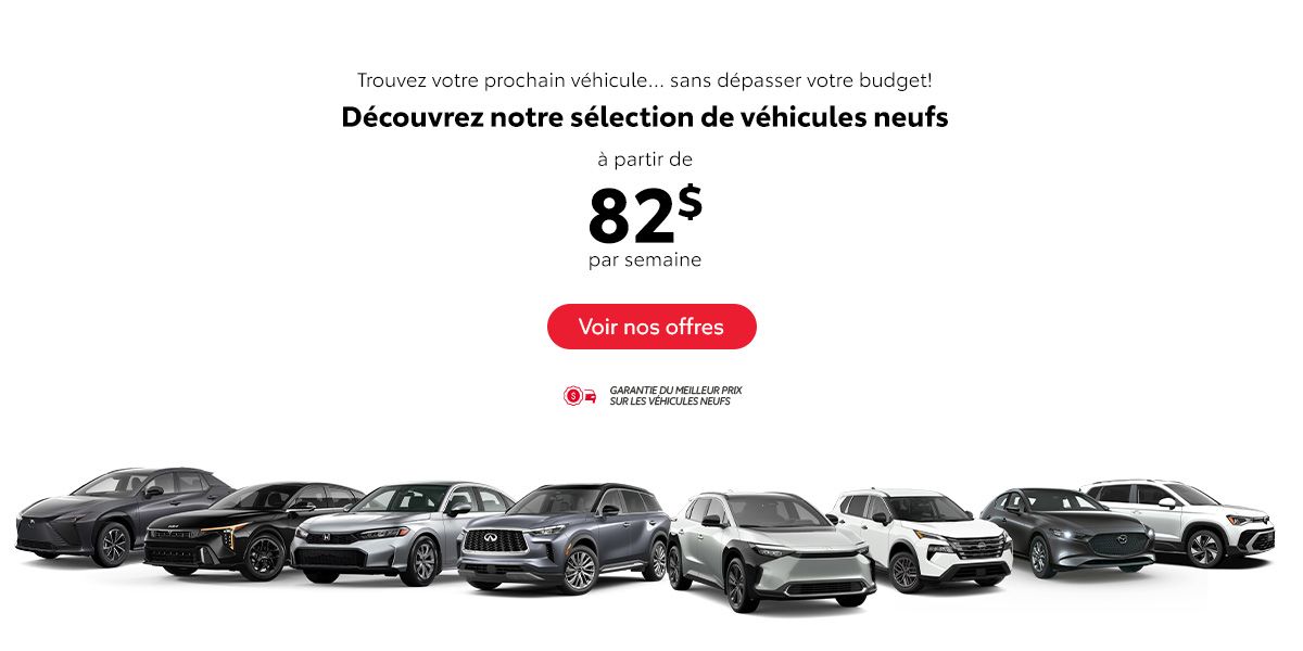Véhicules à prix abordables