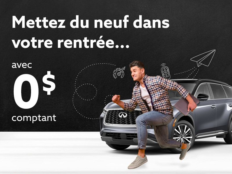 Offres disponibles avec 0 $ comptant
