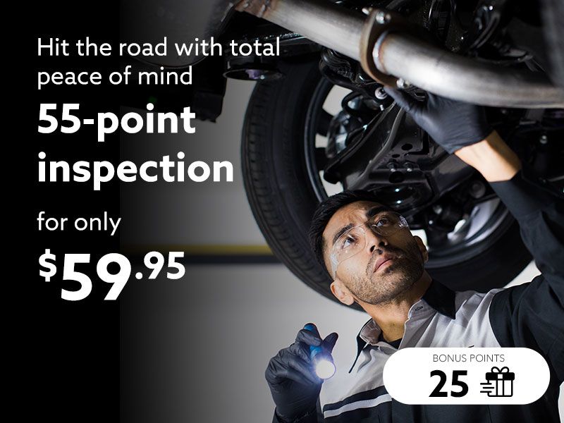 55-point inspection for only $59.95
