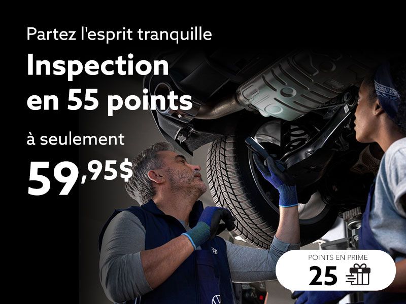 Inspection en 55 points à seulement 59,95 $