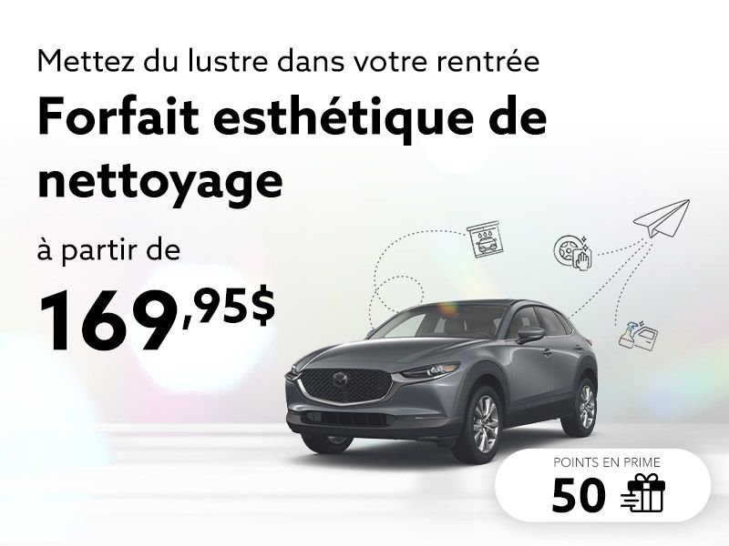 Profitez de notre forfait esthétique de nettoyage de la rentrée