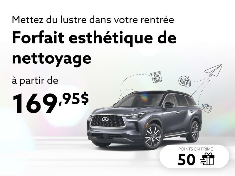 Profitez de notre forfait esthétique de nettoyage de la rentrée
