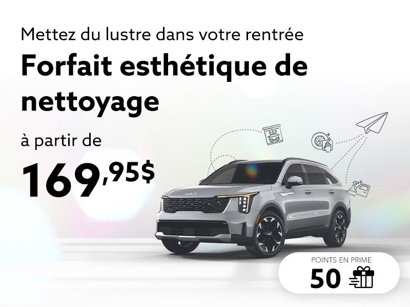 Profitez de notre forfait esthétique de nettoyage de la rentrée