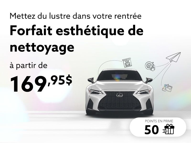 Profitez de notre forfait esthétique de nettoyage de la rentrée