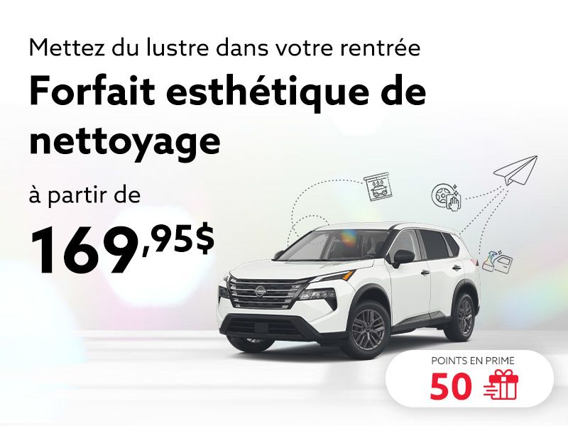 Profitez de notre forfait esthétique de nettoyage de la rentrée