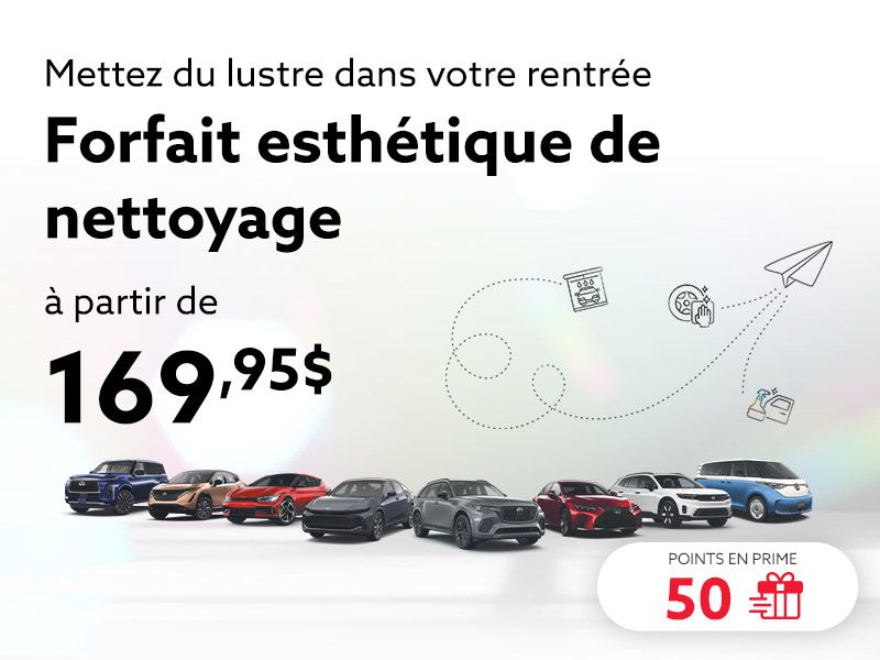 Profitez de notre forfait esthétique de nettoyage de la rentrée