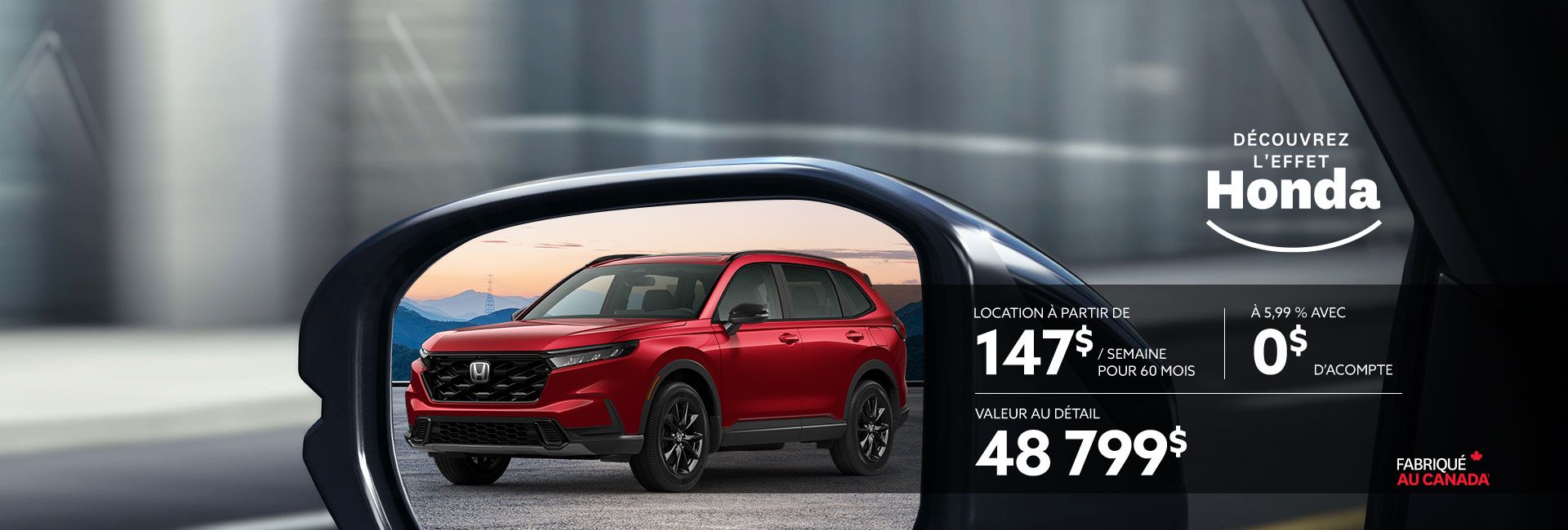 Le CR-V Sport Hybride 4RM 2026