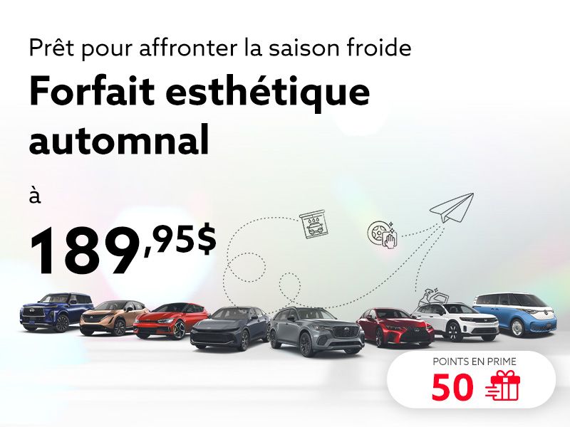 Profitez de notre forfait esthétique automnal