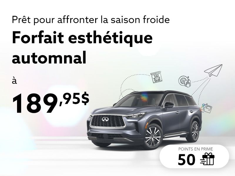 Profitez de notre forfait esthétique automnal