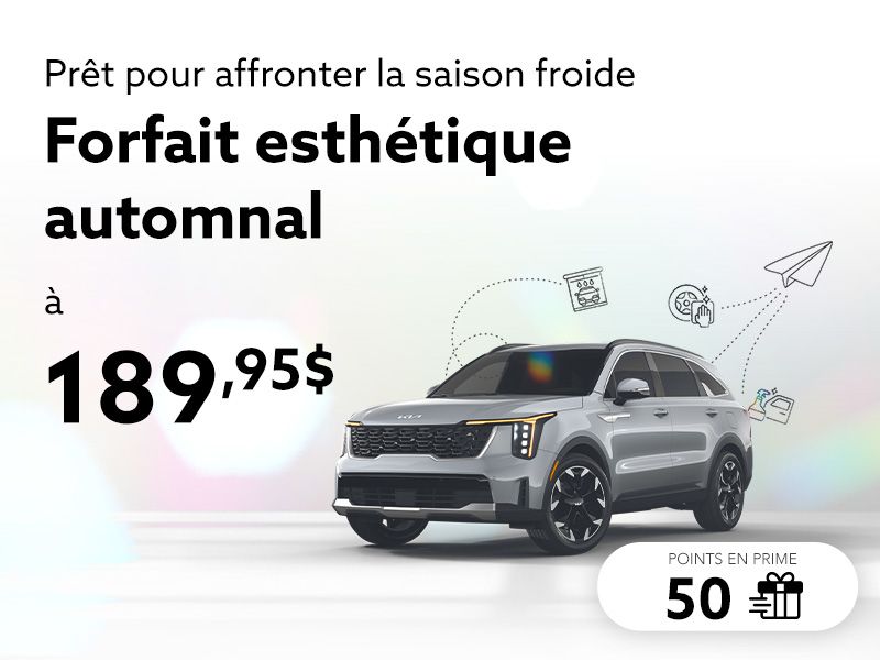 Profitez de notre forfait esthétique automnal
