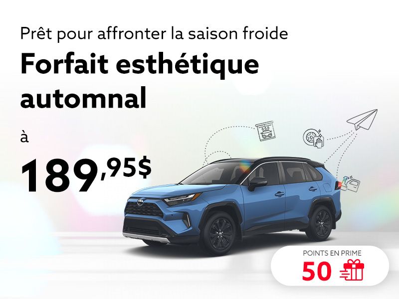 Profitez de notre forfait esthétique automnal