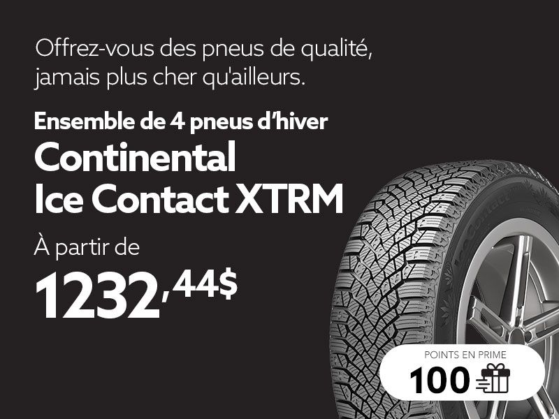 Profitez des offres sur tous les ensembles de pneus d'hiver disponibles