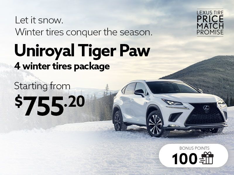 Take advantage of offers on winter tire sets available