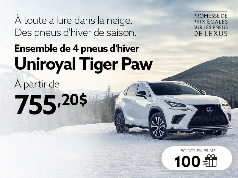 Profitez des offres sur tous les ensembles de pneus d'hiver disponibles