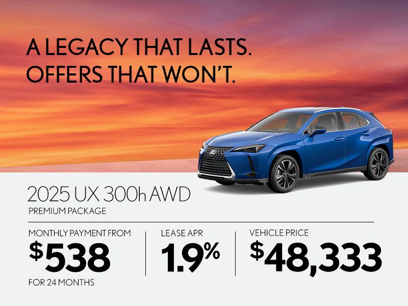 New Lexus UX Promotion Montreal