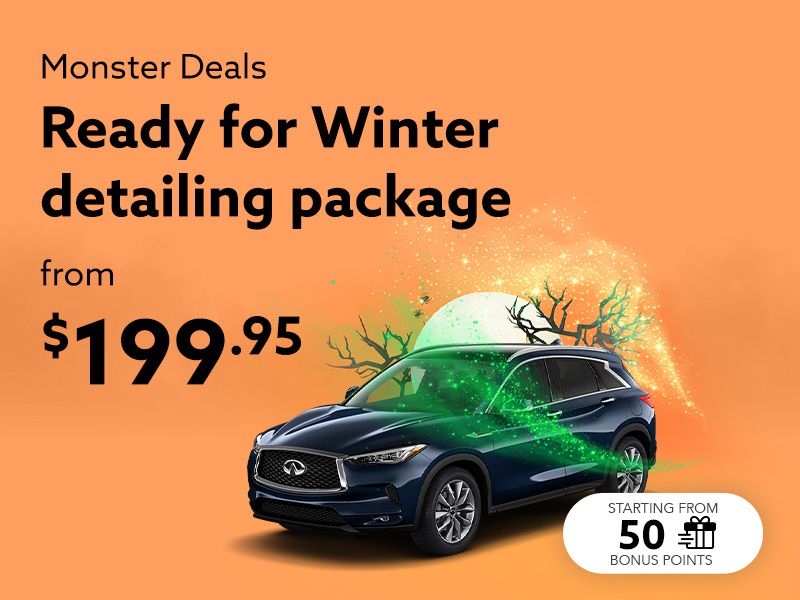Take advantage of our Ready for Winter detailing package