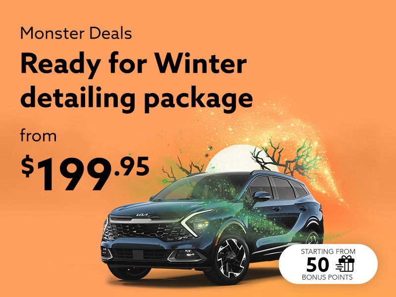 Take advantage of our Ready for Winter detailing package