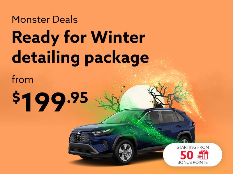 Take advantage of our Ready for Winter detailing package