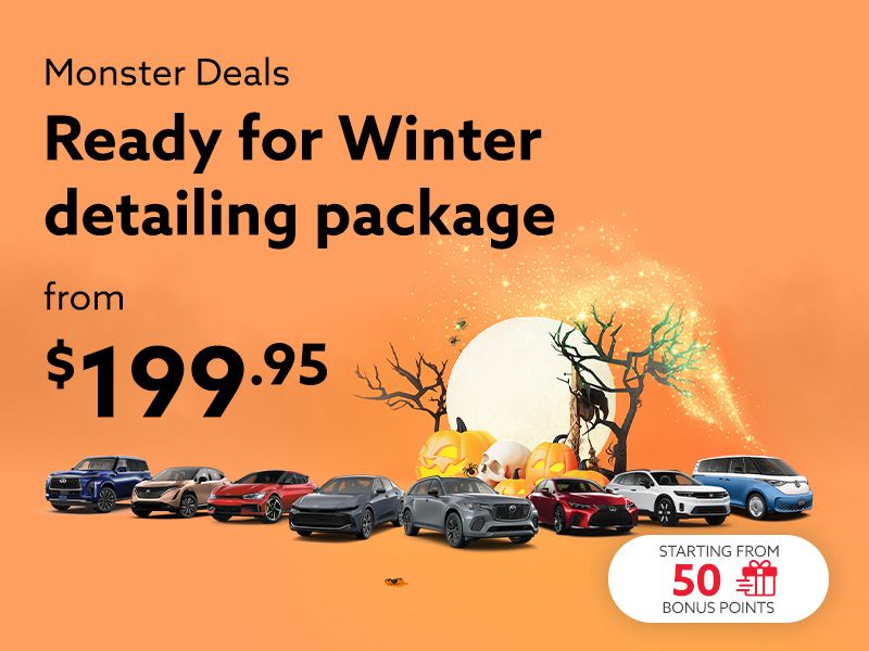 Take advantage of our Ready for Winter detailing package
