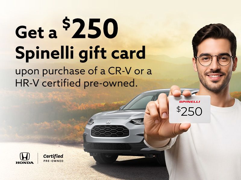 Hit the road with a Honda certified pre-owned