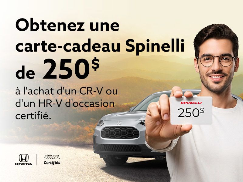 Prenez le volant d'une Honda d'occasion certifiée
