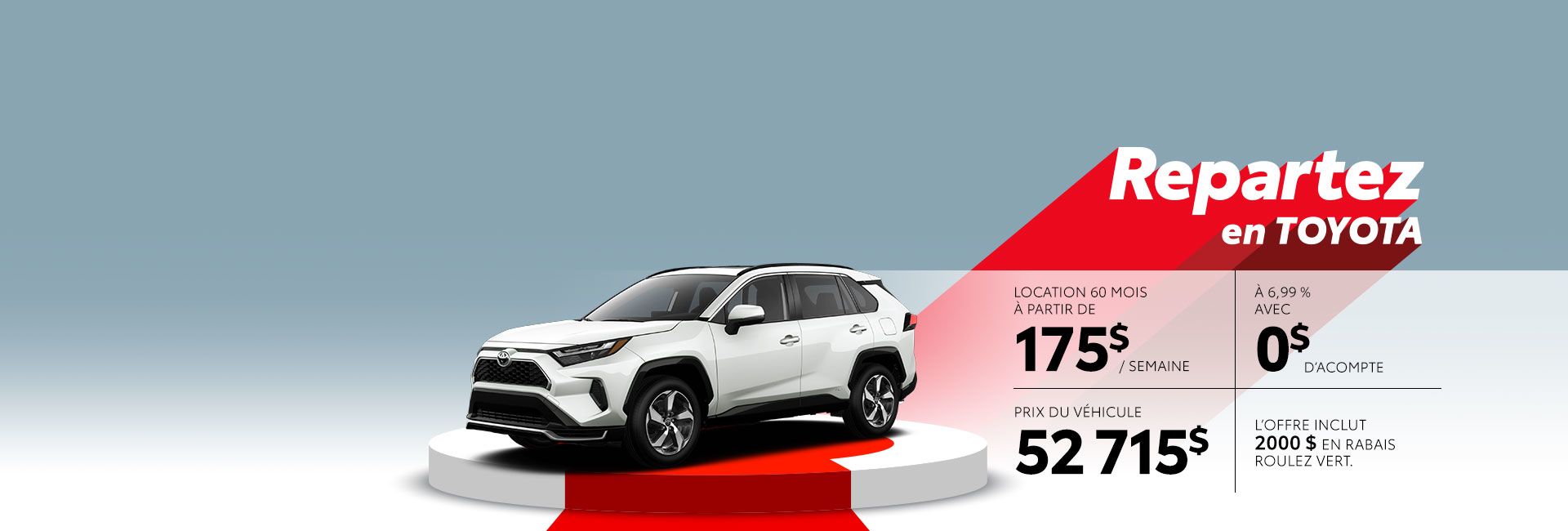 RAV4 Hybride Branchable SE 4RM 2025