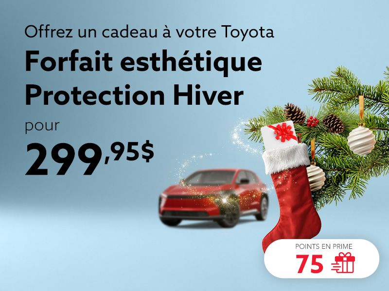 Profitez du forfait esthétique Protection hiver
