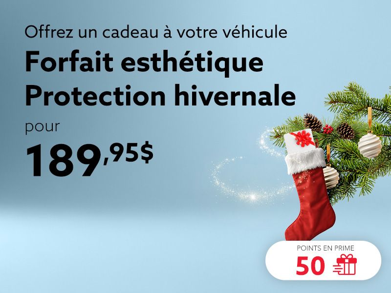 Profitez du forfait esthétique Protection hivernale