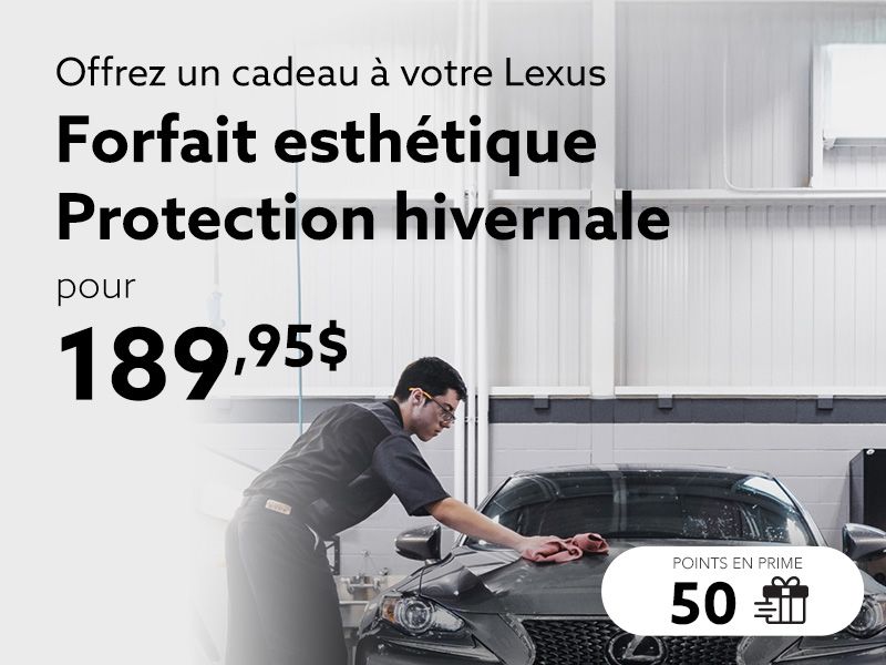 Profitez du forfait esthétique Protection hivernale